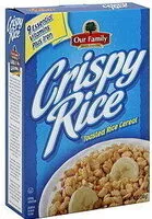 Mängden socker i Toasted Crispy Rice Cereal