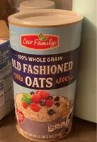Mängden socker i Old fashioned oats