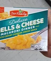 Mängden socker i Deluxe shells and cheese