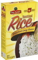 Mängden socker i Instant white rice