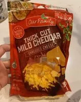 Mängden socker i Thick cut mild cheddar cheese