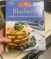Mängden socker i Blueberry complete pancake & waffle mix