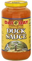 Mängden socker i Dai Day, Hunan Hot, Duck Sauce
