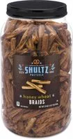 Mängden socker i Officesnax shultz honey wheat braided pretzels