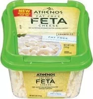 Mängden socker i Crumbled Fat Free Feta Cheese