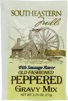 Mängden socker i Mix gravy ppprd sausage