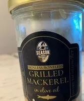 Mängden socker i Skinless grilled  mackerel in olive oil
