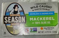 Mängden socker i Mackerels In Olive Oil