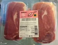 Mängden socker i Jamón serrano familiar