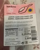 Mängden socker i Jamón Serrano Familiar