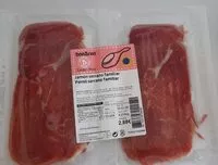 Mängden socker i Jamón serrano familiar