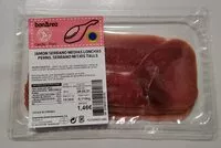 Mängden socker i Jamón serrano medias lonchas