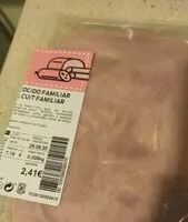 Mängden socker i Jamón cocido familiar