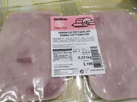 Mängden socker i Jamón cocido familiar