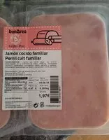 Mängden socker i Jamón cocido familiar