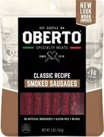 Mängden socker i Classic recipe smoked sausages