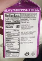 Mängden socker i Heavy Whipping Cream