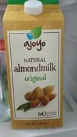 Mängden socker i Natural almond milk