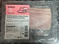 Mängden socker i Finísimo jamón cocido al horno
