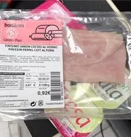Mängden socker i Finísimo jamón cocido al horno