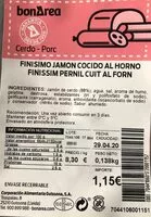 Mängden socker i Jamon Horno