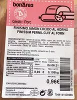Mängden socker i Finisimo jamón cocido