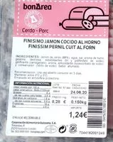 Mängden socker i Finísimo jamón cocido al horno