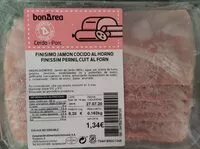 Mängden socker i Finisimo jamón cocido al horno