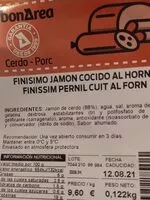 Mängden socker i Finísimo jamón cocido al horno