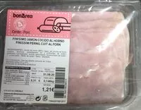 Mängden socker i Jamon cocido cocido al horno