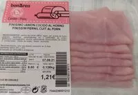 Mängden socker i Finísimo jamón cocido al horno