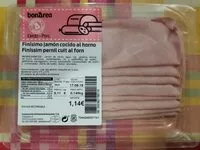 Mängden socker i Finísimo jamón cocido al horno