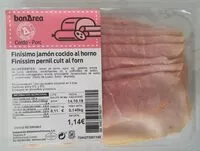 Mängden socker i Fínisimo jamón cocido al horno