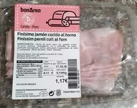 Mängden socker i Finisimo jamón cocido al horno