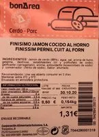 Mängden socker i Finisimo jamon cocido