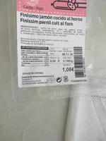 Mängden socker i Finisimo jamon cocido al horno