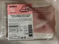 Mängden socker i Finísimo jamón cocido al horno