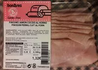 Mängden socker i Finisimo jamon cocido al horno