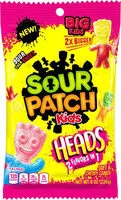 Mängden socker i Heads candy
