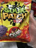 Mängden socker i Sour patch kids