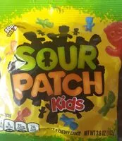 Mängden socker i Sour patch kids