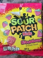 Mängden socker i Sour Patch Kids Strawberry