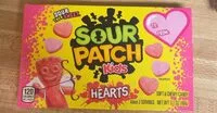 Mängden socker i Sour patch kid hearts