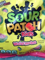 Mängden socker i Sour patch watermelon peg bag