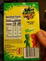 Mängden socker i Original Sour Patch Kids