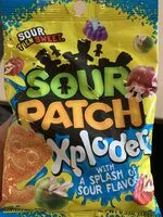Mängden socker i Sour patch xploderz peg