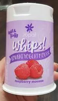 Mängden socker i Yoplait Whips! Raspberry Low Fat Yogurt Mousse