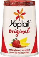 Mängden socker i Yoplait Strawberry Mango Yogurt