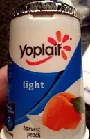 Mängden socker i Yoplait Light Harvest Peach Fat Free Yogurt