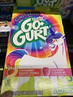 Mängden socker i Yoplait Go-Gurt Variety Pack Raspberry/Strawberry Banana 16 Count